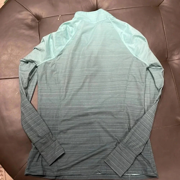 Stoic ombre teal zip pullover - Picture 3 of 5